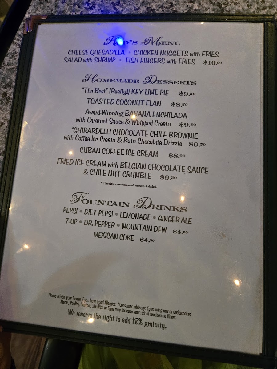 Old Town Mexican Cafe Menu - Image 5